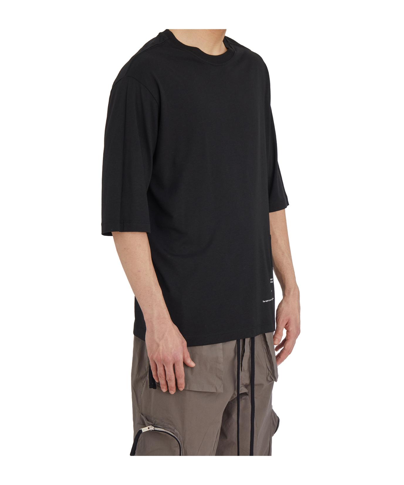 Tシャツ・カットソー Thom Krom SS25 MEN REGULAR T-SHIRT (MTS866 BLACK) Thom Krom Short sleeve t-shirts for Men | Online Sale up to