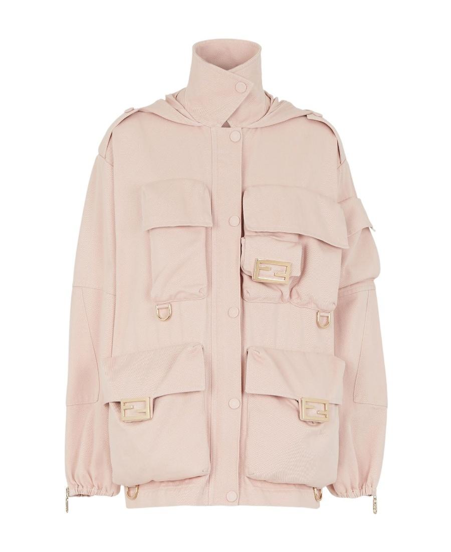 国内発送★FENDI★Pocket ダウンジャケット PINK FENDI(フェンディ) ダウンジャケット・コート(レディース