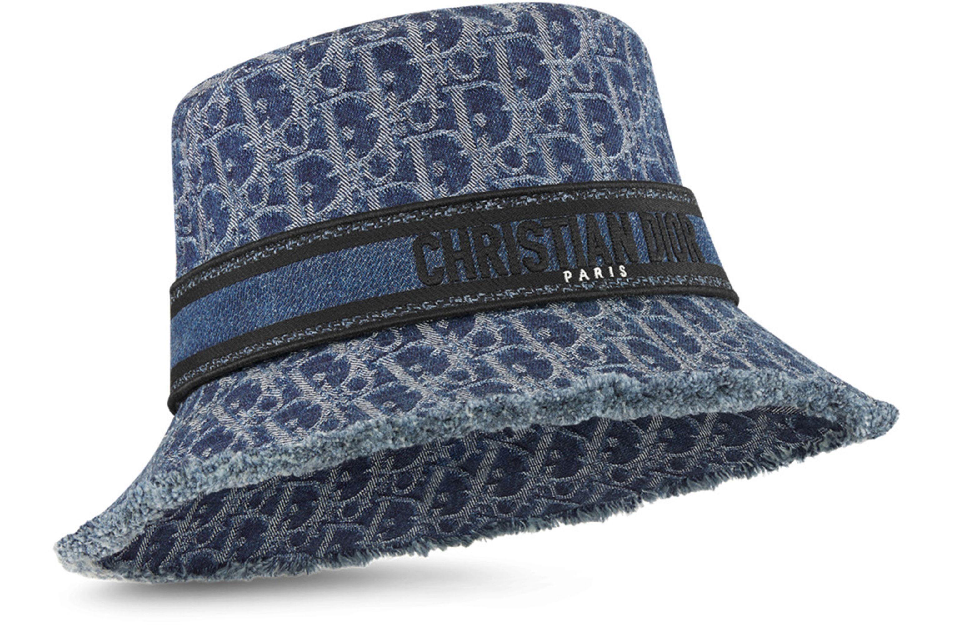 Dior D-Bobby Oblique Small Brim Bucket Hat in Blue | Lyst display picture 1