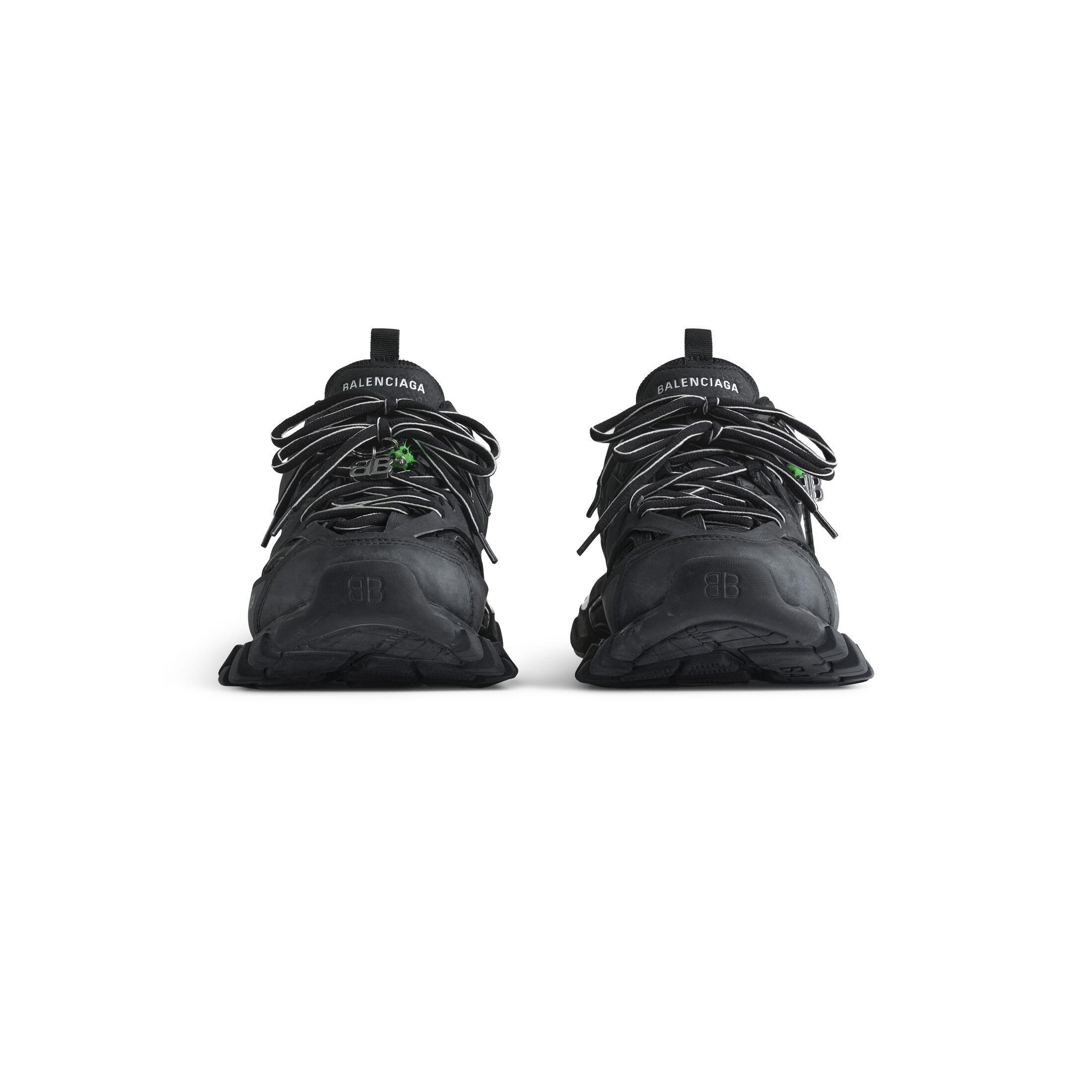 Balenciaga Track Charms Sneakers in Black for Men | Lyst UK