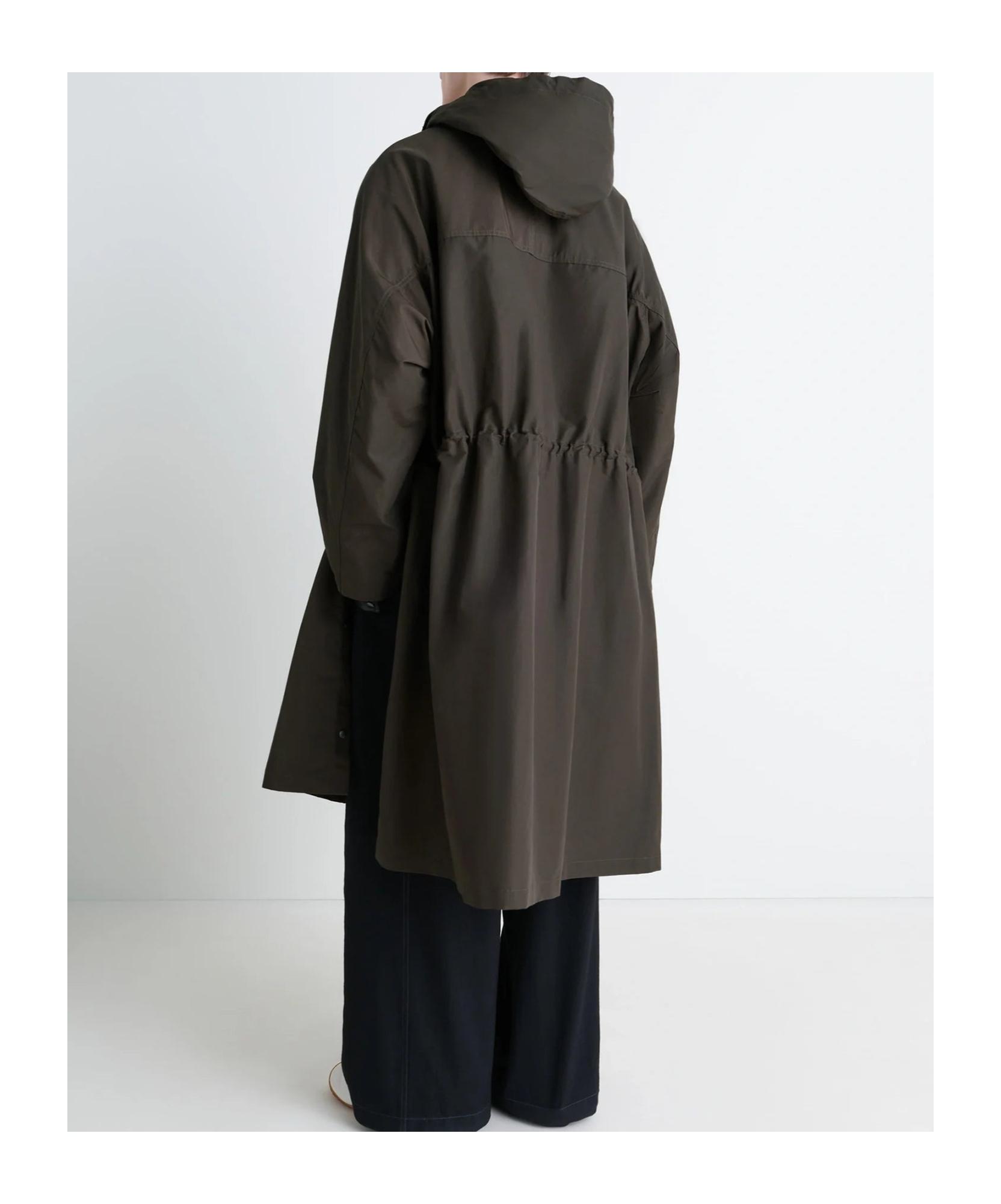 Lemaire Pocket-Detail Hooded Raincoat in Black for Men | Lyst