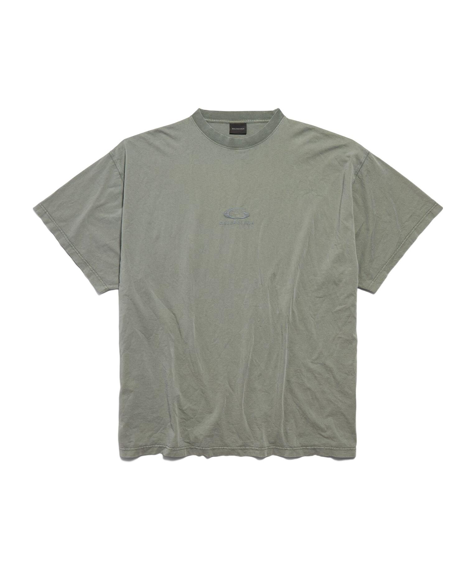 Balenciaga Loop Sports Icon Oversized T-Shirt in Gray for Men | Lyst