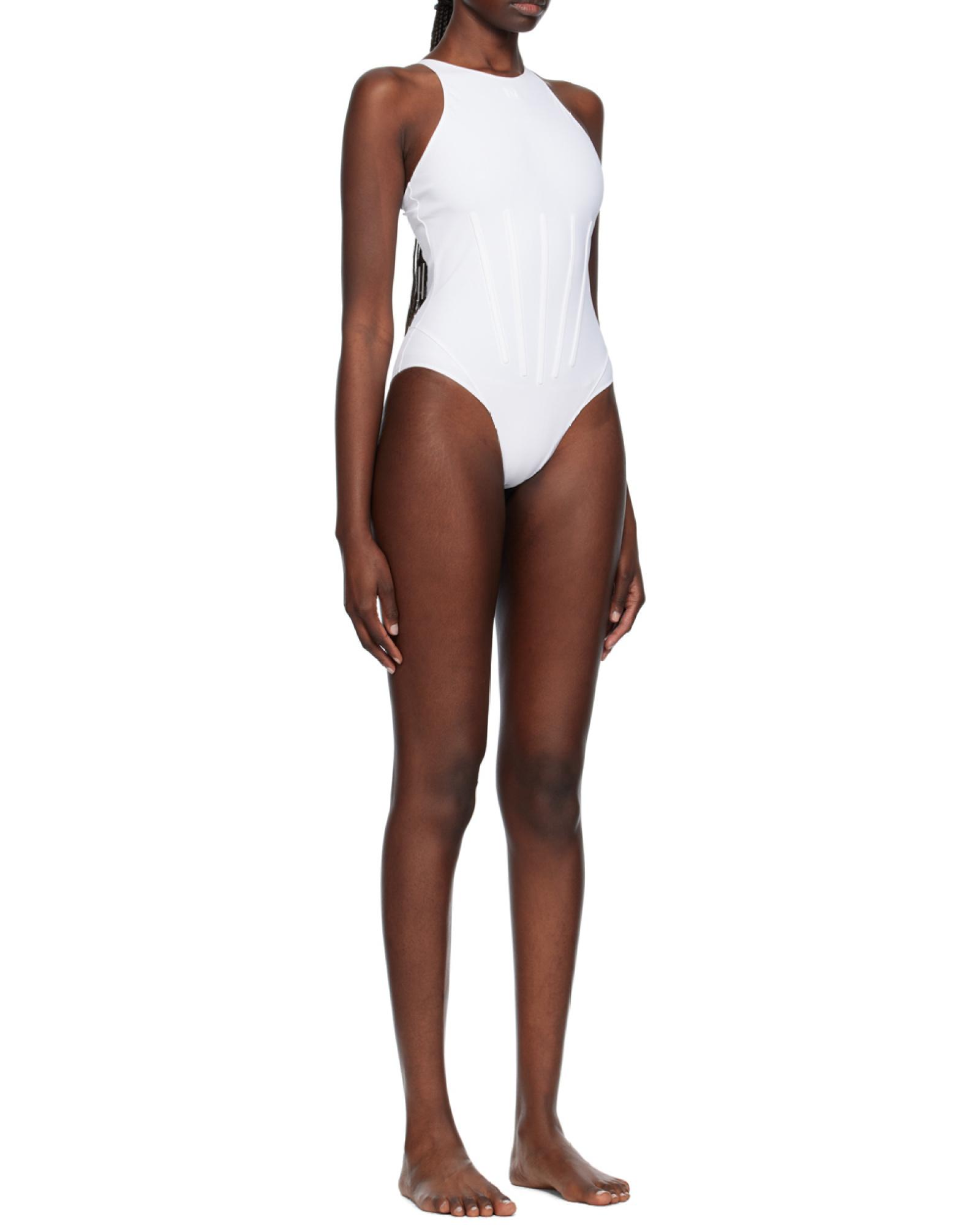ワンピース水着 MUGLER Woman Swimsuit White 24P5BW0042882 1016 Mugler One-piece swimsuits and bathing suits for Women