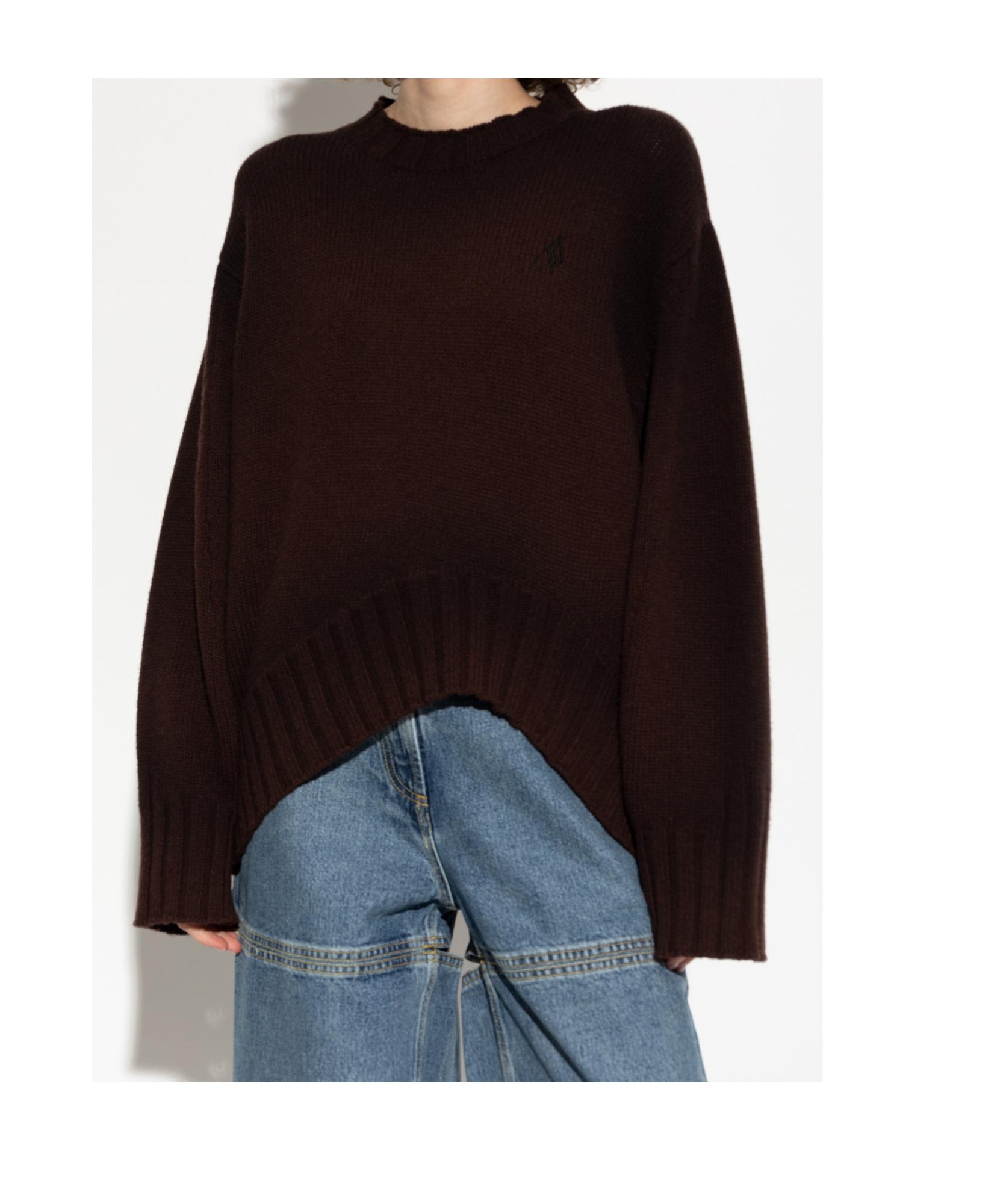 ワンピース THE ATTICO Grape Wool Blend Oversize Sweater The Attico Sweaters and pullovers for Women | Online Sale up