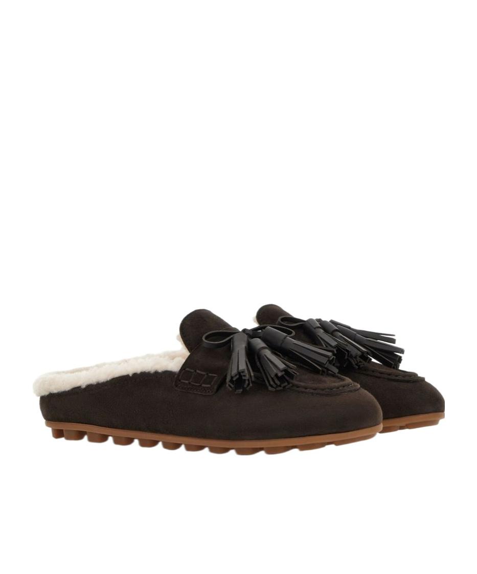 サンダル・ミュール Hogan Flat Sole Sandals With Wide Tassel-Adorned Strap 21031579_51509344_600.jpg