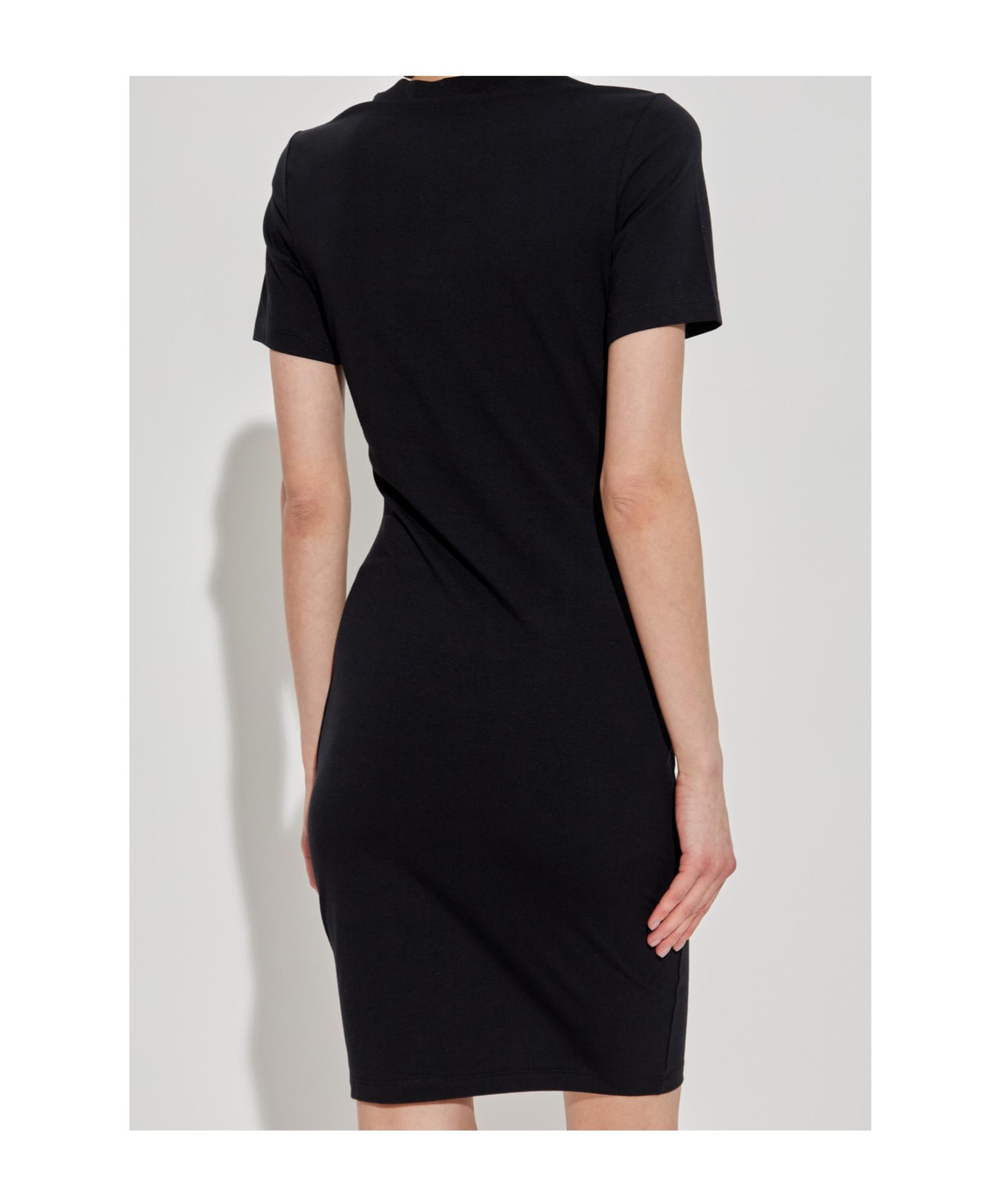 ワンピース VERSACE JEANS COUTURE Woman Dress Black 76HAOE05CJXXE 899 Versace Jeans Couture Outlet: Dress woman - Black | Versace