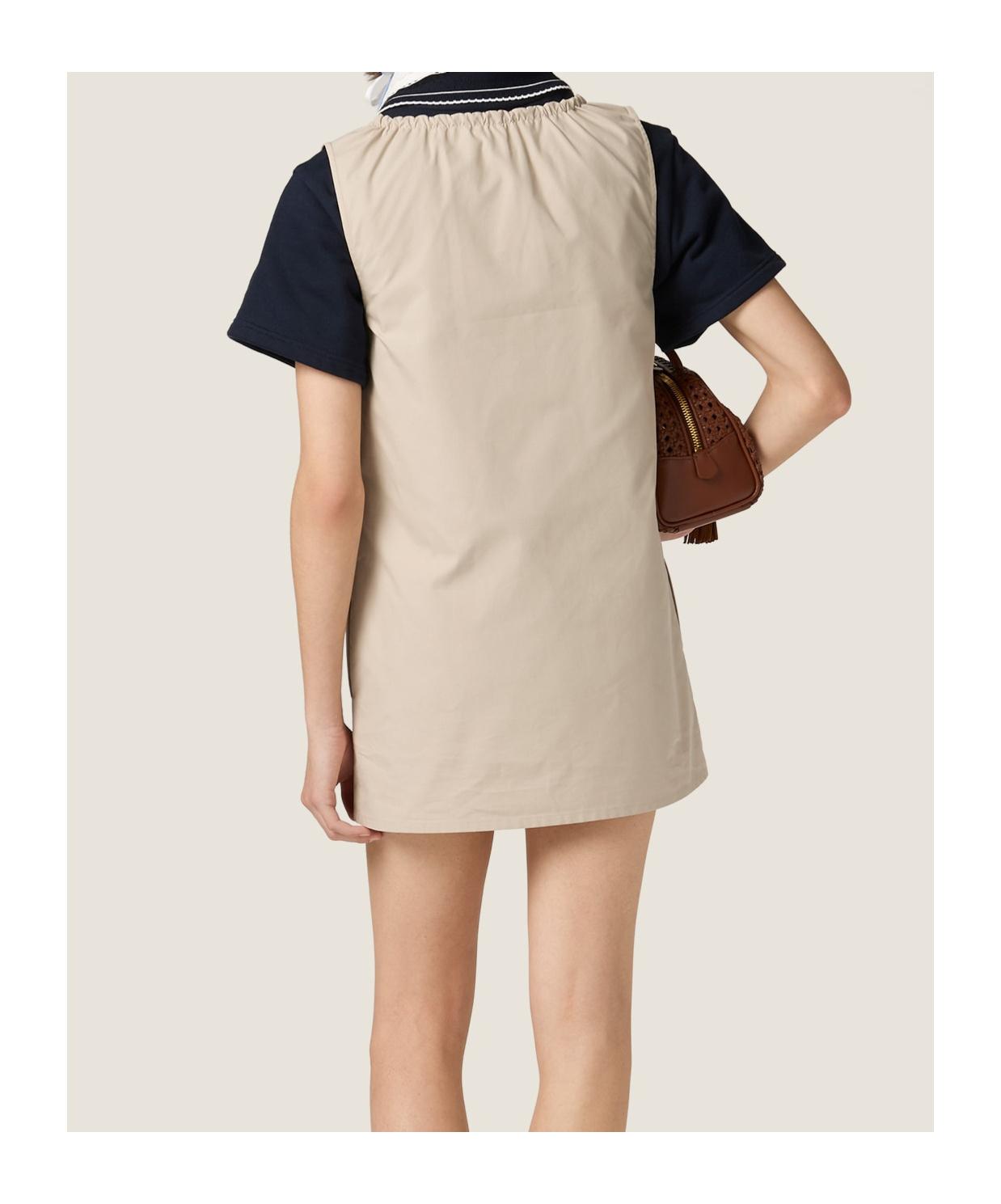 miu miu panama cotton dress Panama Cotton Dress