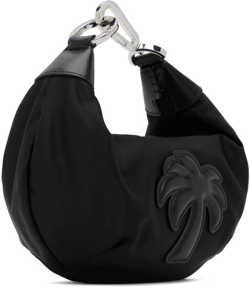 Palm Angels Big Palm Zipped Hobo Bag in Black | Lyst
