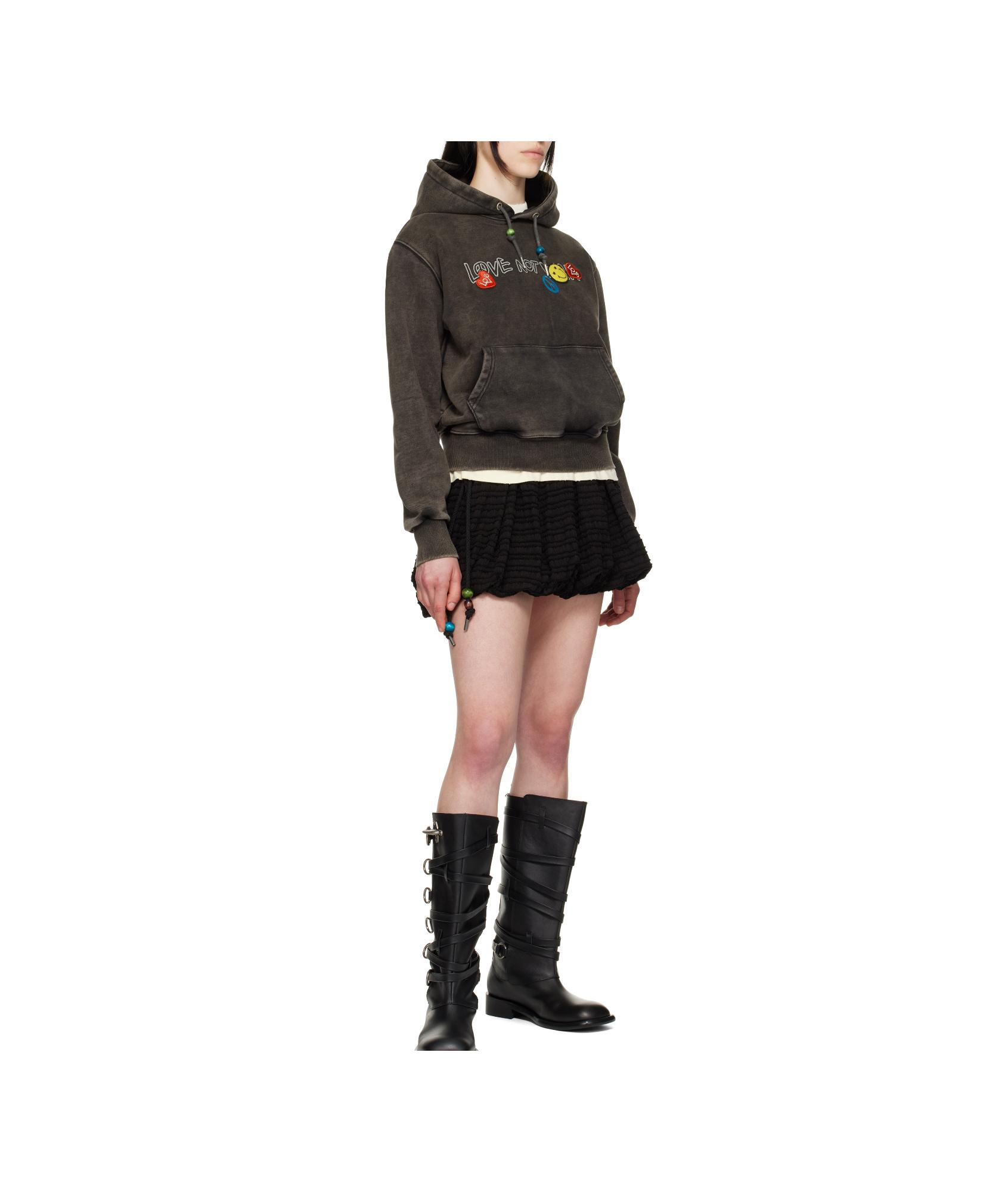 ANDERSSON BELL Love Dyed Hoodie in Black | Lyst