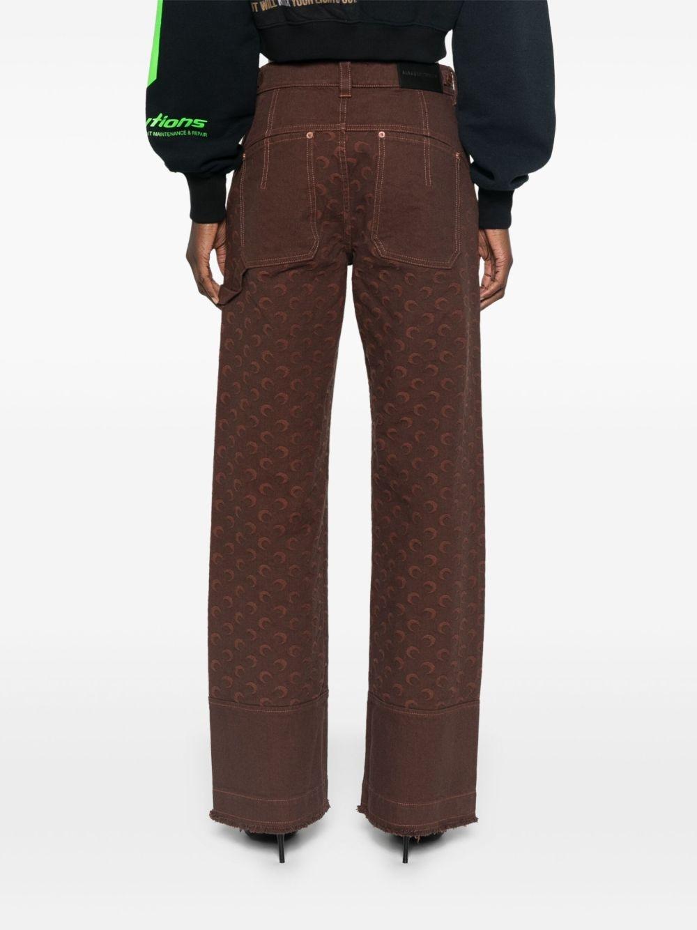 デニム・ジーパン MARINE SERRE Women Denim Pants WPA141B BR40 Brown Marine Serre Jeans for Women | Online Sale up to 78% off | Lyst