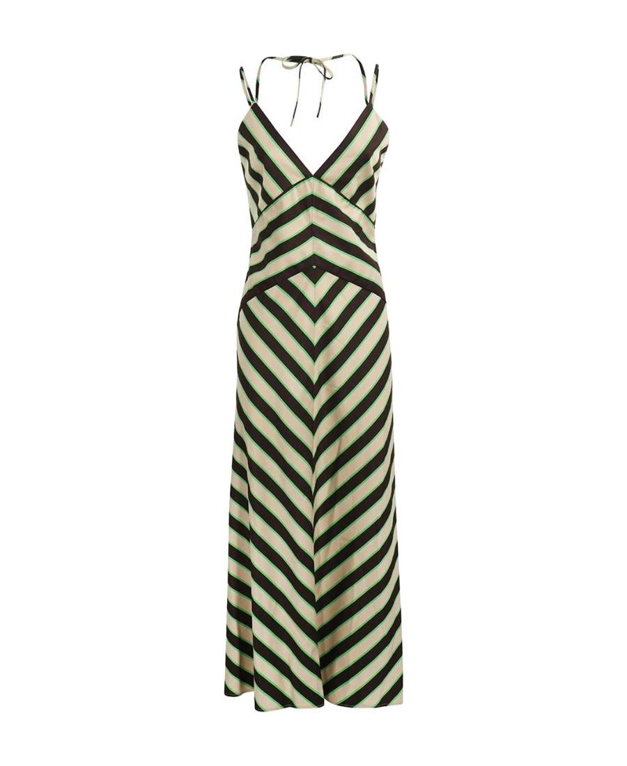 chinese dress ladies Mint and White Chevron Maxi Dress with Pockets – Saved by the Dress main image 1