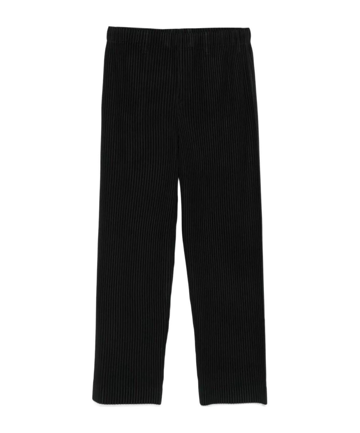 Homme Plissé Issey Miyake Basic スリムパンツ | ブラック