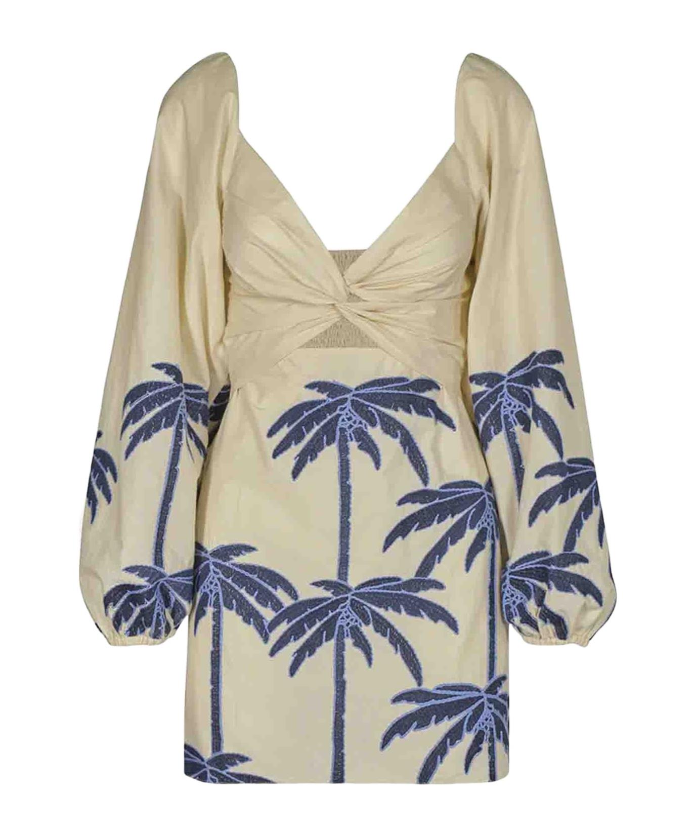 Johanna Ortiz Long Sleeve Dress in Blue | Lyst