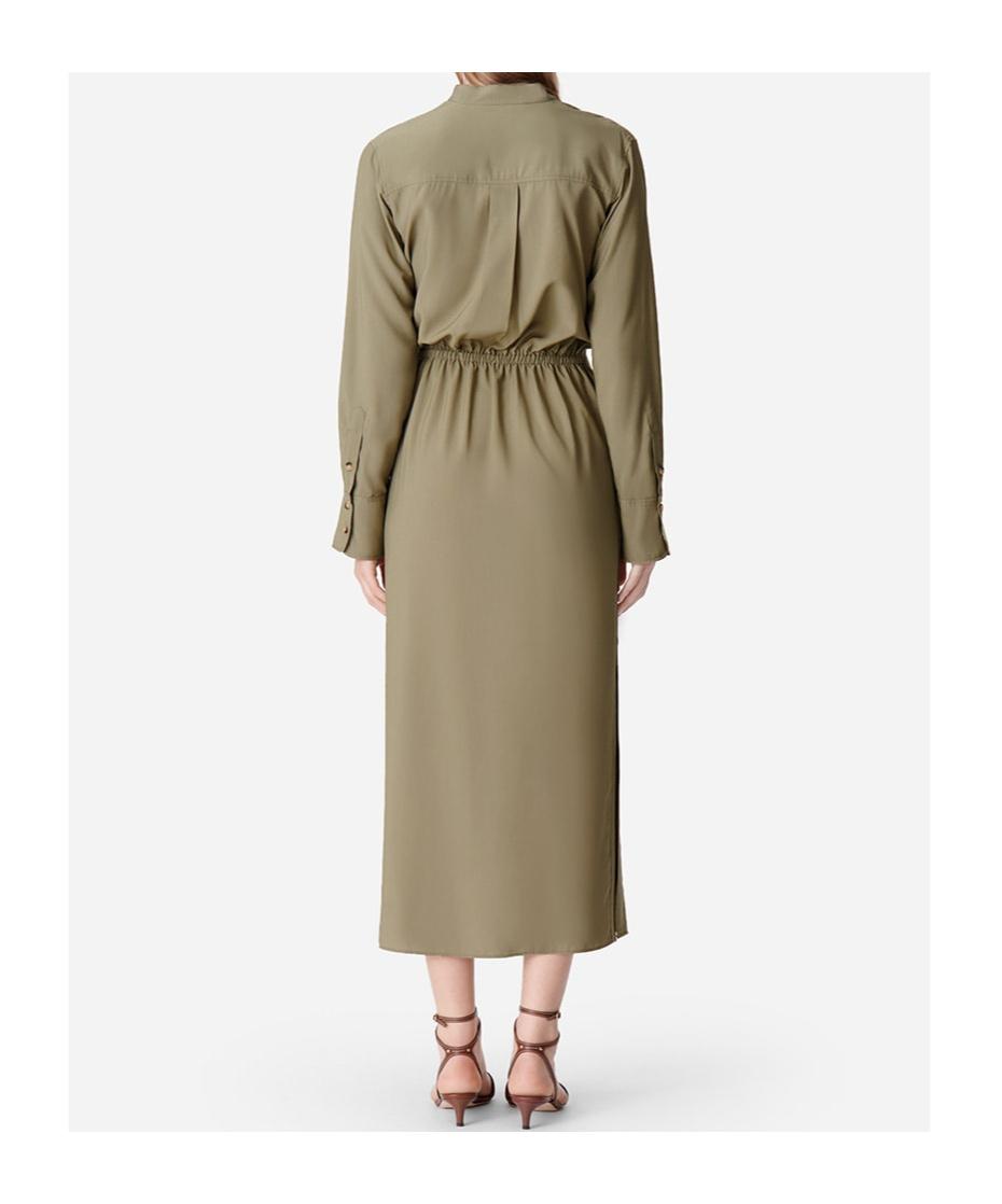 slim fit dress slacks Vanessa Bruno Combishort Chaina - Willow Green