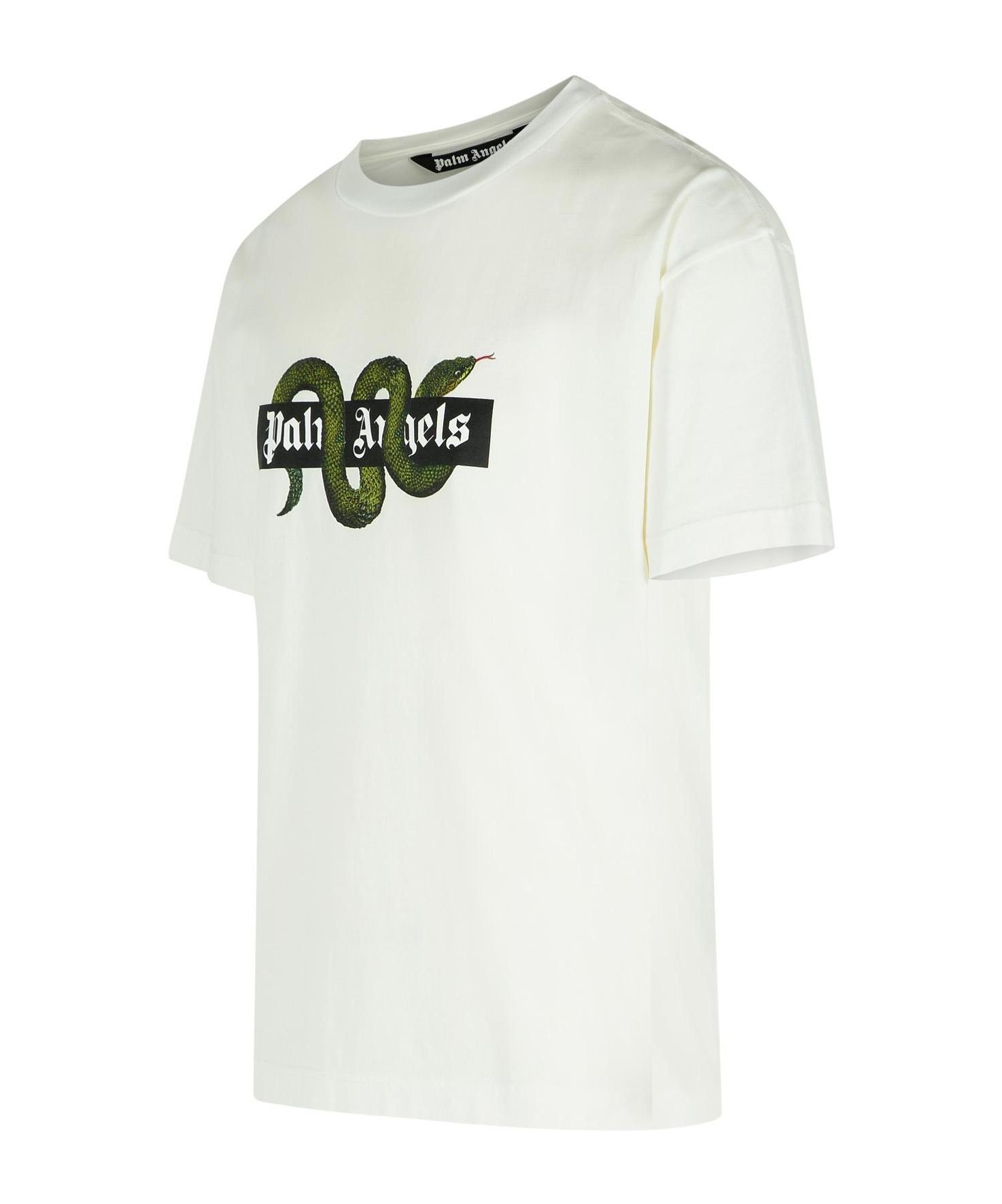 Palm Angels｜SHORT-SLEEVED ROUND NECK T-SHIRTS (PMAA088E 20134233_45545971_600.jpg