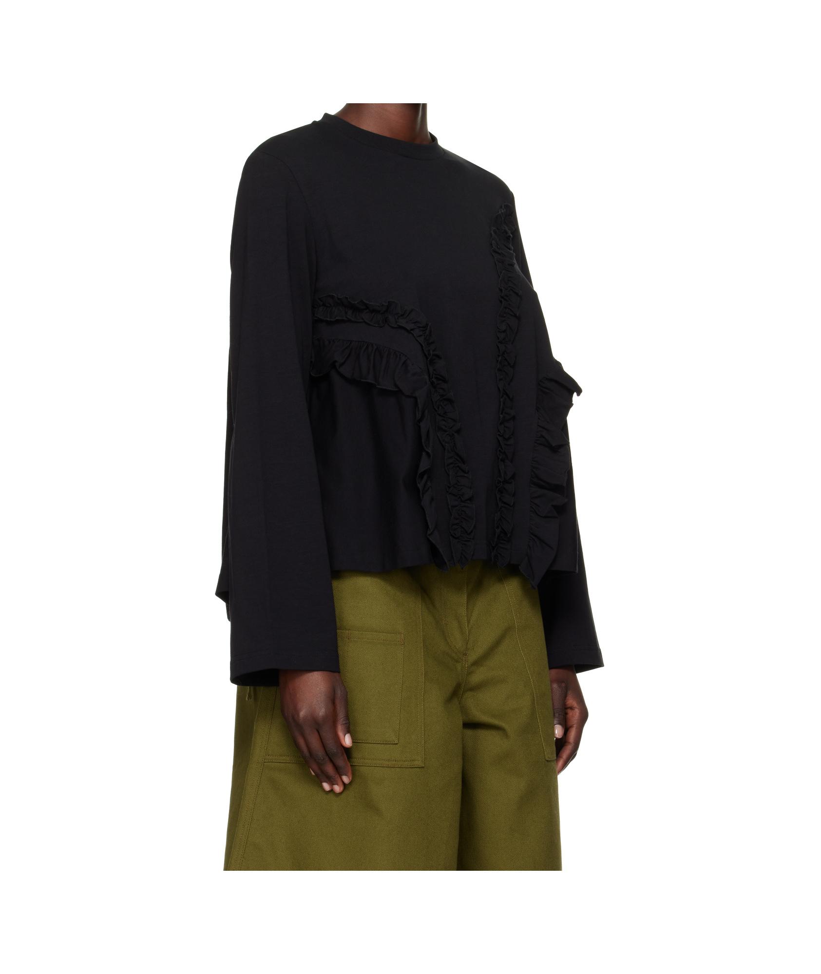 【関税込み】Cecilie Bahnsen ブラック Alva Tシャツ Cecilie Bahnsen Alva T-Shirt in Black | Lyst