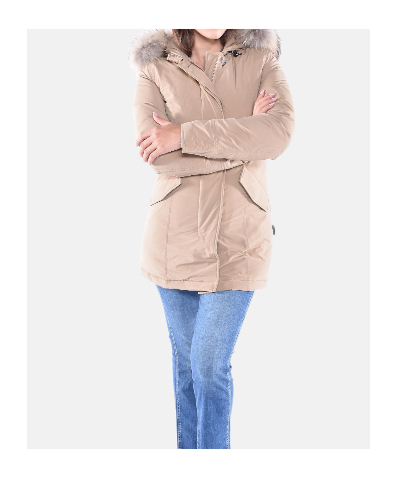 Woolrich Luxury Arctic Raccoon Parka in Natural | Lyst