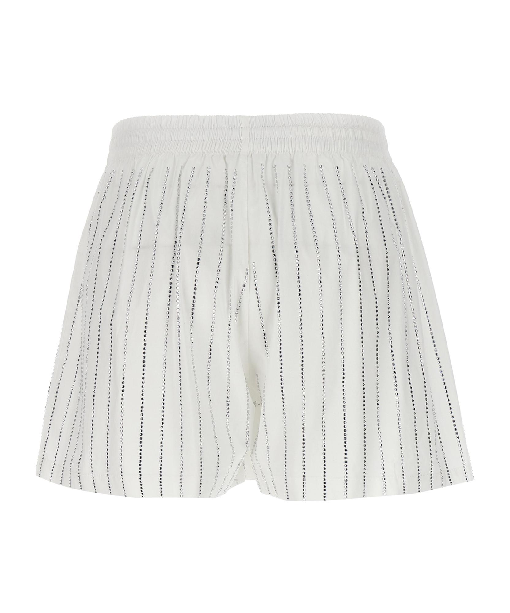 ショートパンツ GIUSEPPE DI MORABITO Embellished mesh shorts Giuseppe Di Morabito rhinestone-embellished high-waist