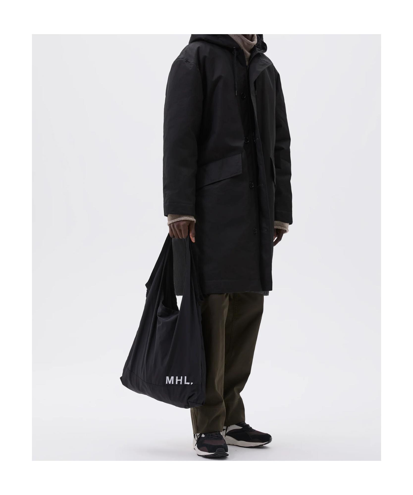 Margaret Howell Mhl. Hooded Deck Parka in Black for Men | Lyst