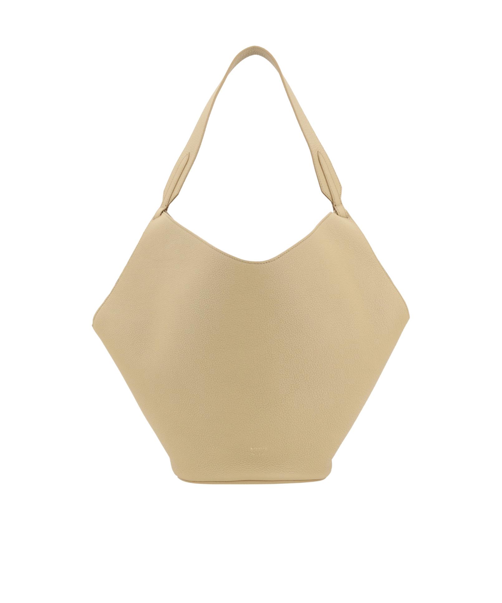 トートバッグ KHAITE 'Medium Lotus Tote' shopping bag Multicolor Medium Lotus Tote in Honey and Tan Leather – KHAITE