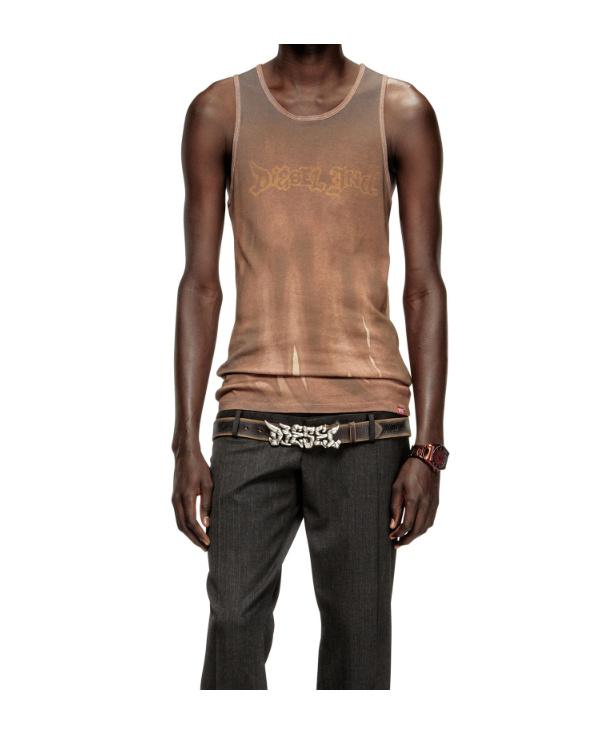 DIESEL Men's Sleeveless Knit Tシャツ DIESEL Sleeveless t-shirts for Men | Online Sale up to 60