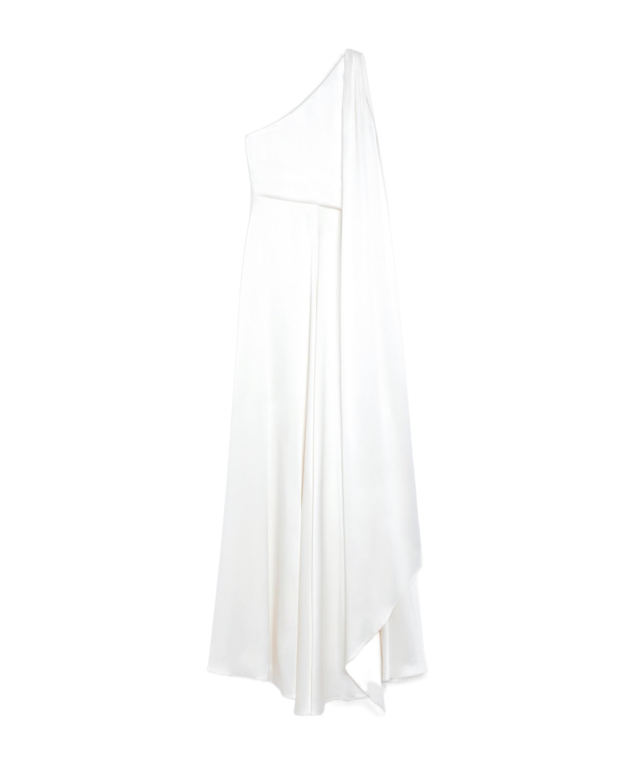 ワンピース MAX MARA WHITE ETTE CALMI LONG DRESS 1226215606001-f-