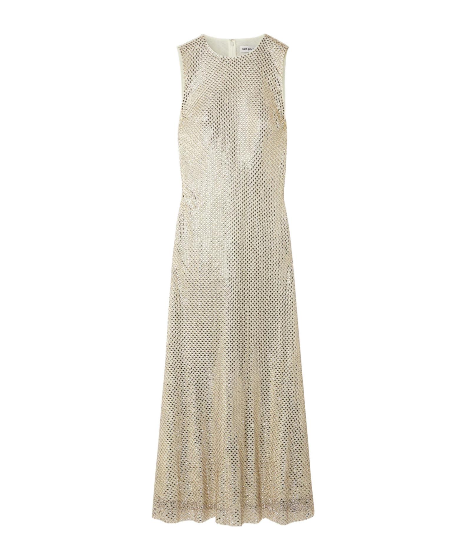 Designer Self Portrait Gold Tiered Dresses for Women - Up to 55% off | Lyst