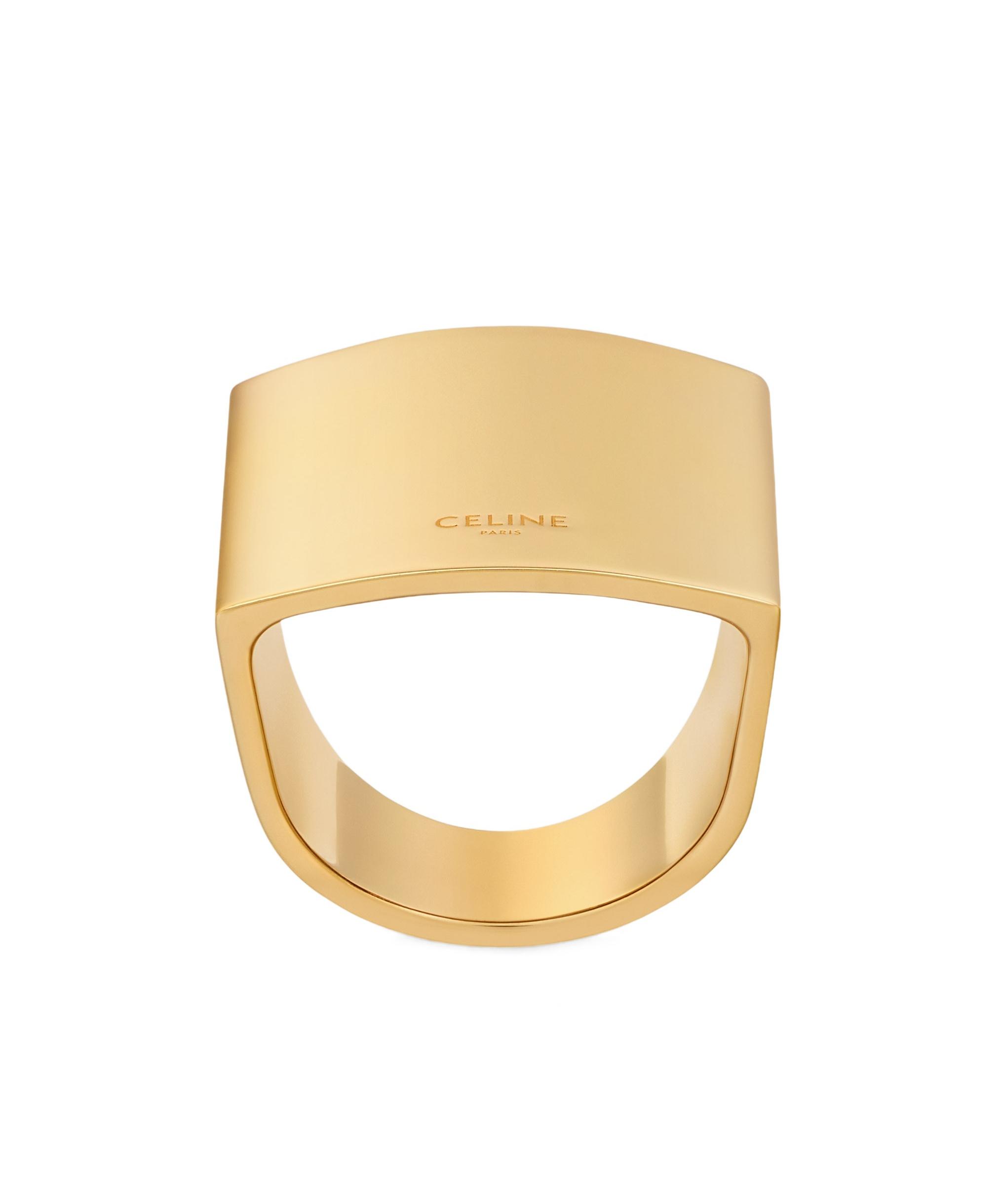 【CELINE】直営/正規店 Formes Abstraites Pyramid Ring 指輪 Celine Formes Abstraites Pyramid Ring in White | Lyst