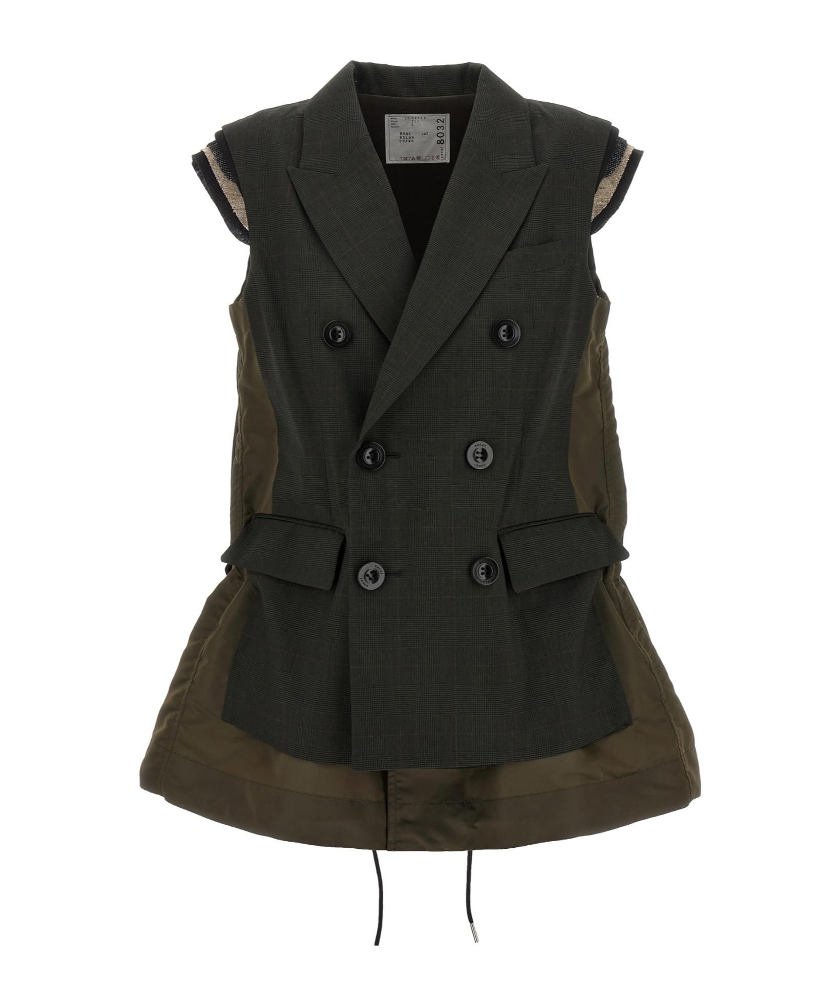 Flower❁¨̮様【希少】モンクレール×Sacai MASAE GILET sacai Debut Moncler Collaboration at Paris Fashion Week
