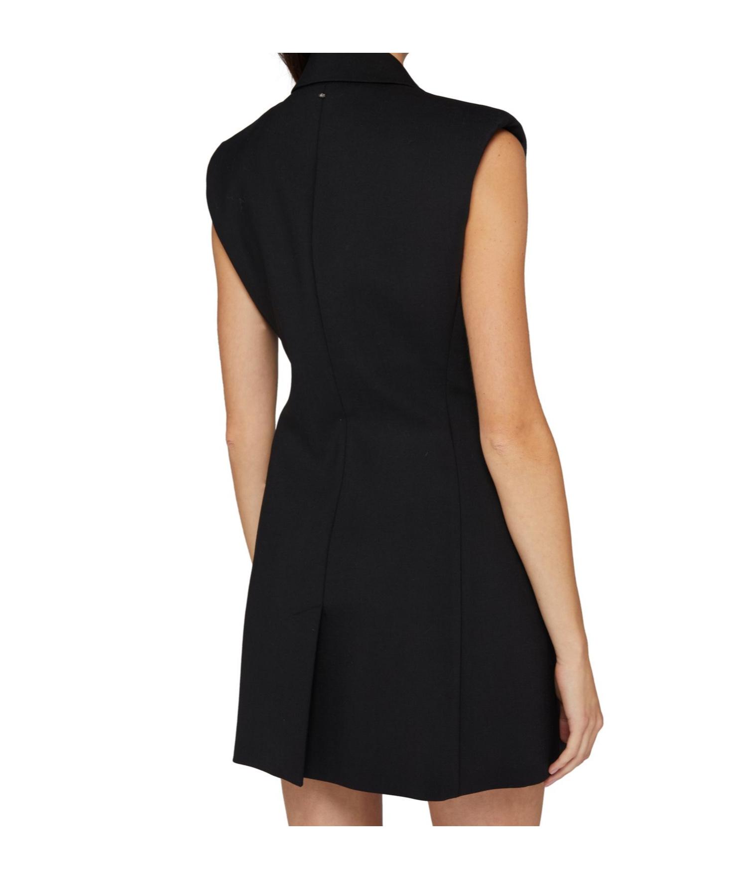 Sportmax Adepto Mini Dress in Black | Lyst