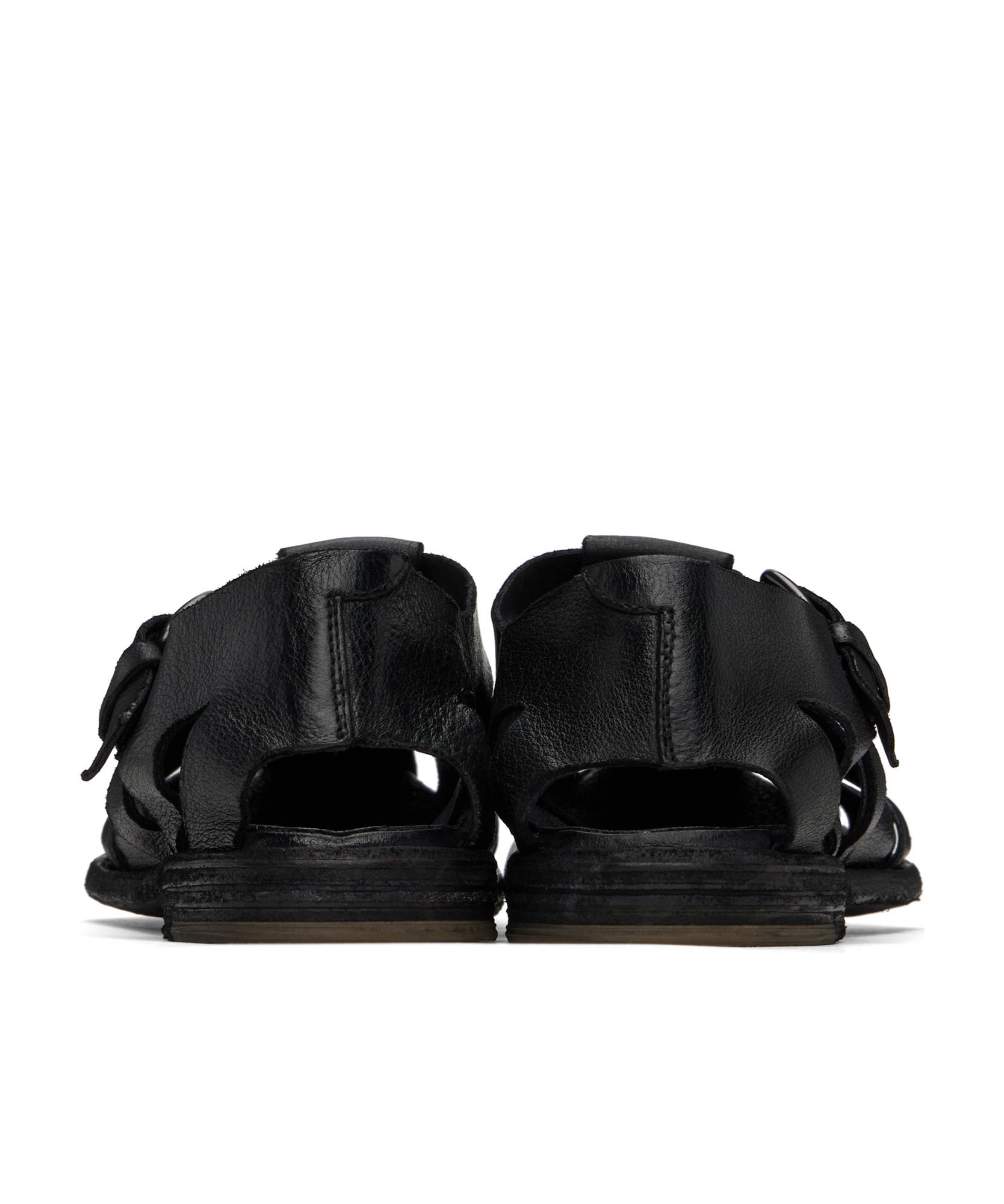 サンダル Officine Creative ARCHIVE 521 Men's Black Leather Sandals: ARCHIVE 521 – Officine Creative