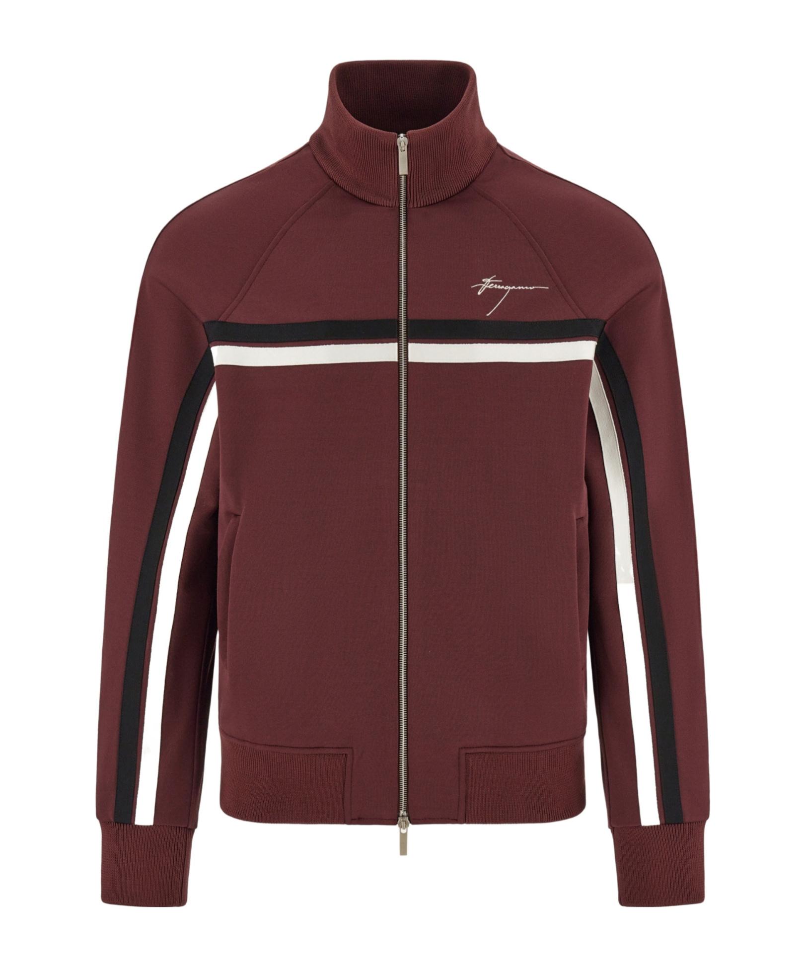 ◆FERRAGAMO◆フェラガモ track sweatshirt with two-tone FERRAGAMO 