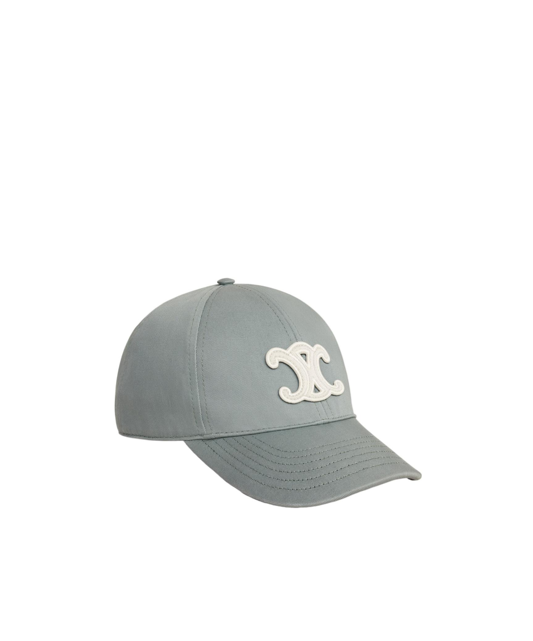 Celine Triomphe Baseball Cap in Gray | Lyst