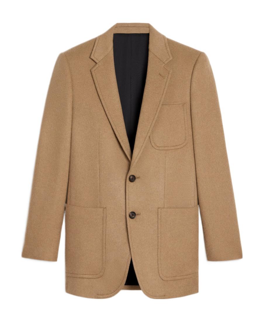 VIP【送料関税込】CELINE COTTON SINGLE-BREASTED JACKET CELINE Silk Tailored Jacket Light Blue Women's Size 36 From