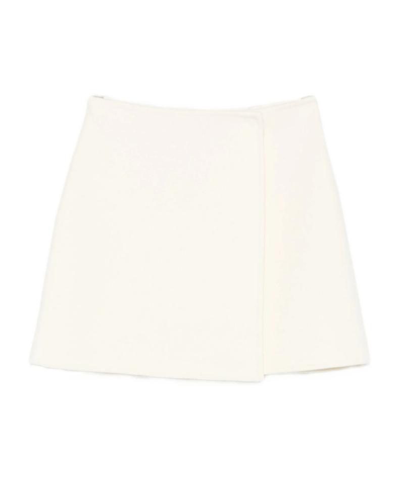 ミニスカート ERMANNO SCERVINO White viscose blend skirt Designer skirts, long and mini skirts | Ermanno Scervino
