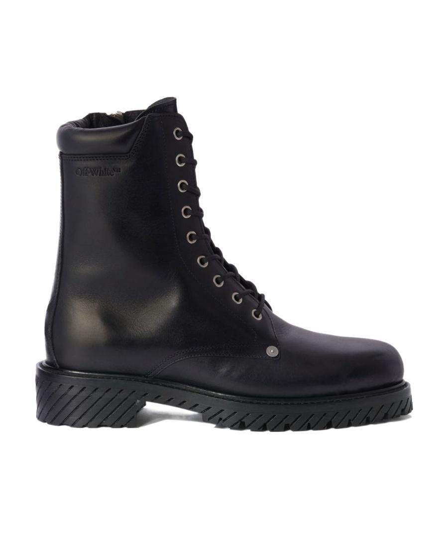 オフホワイト Off-White 本革ブーツ