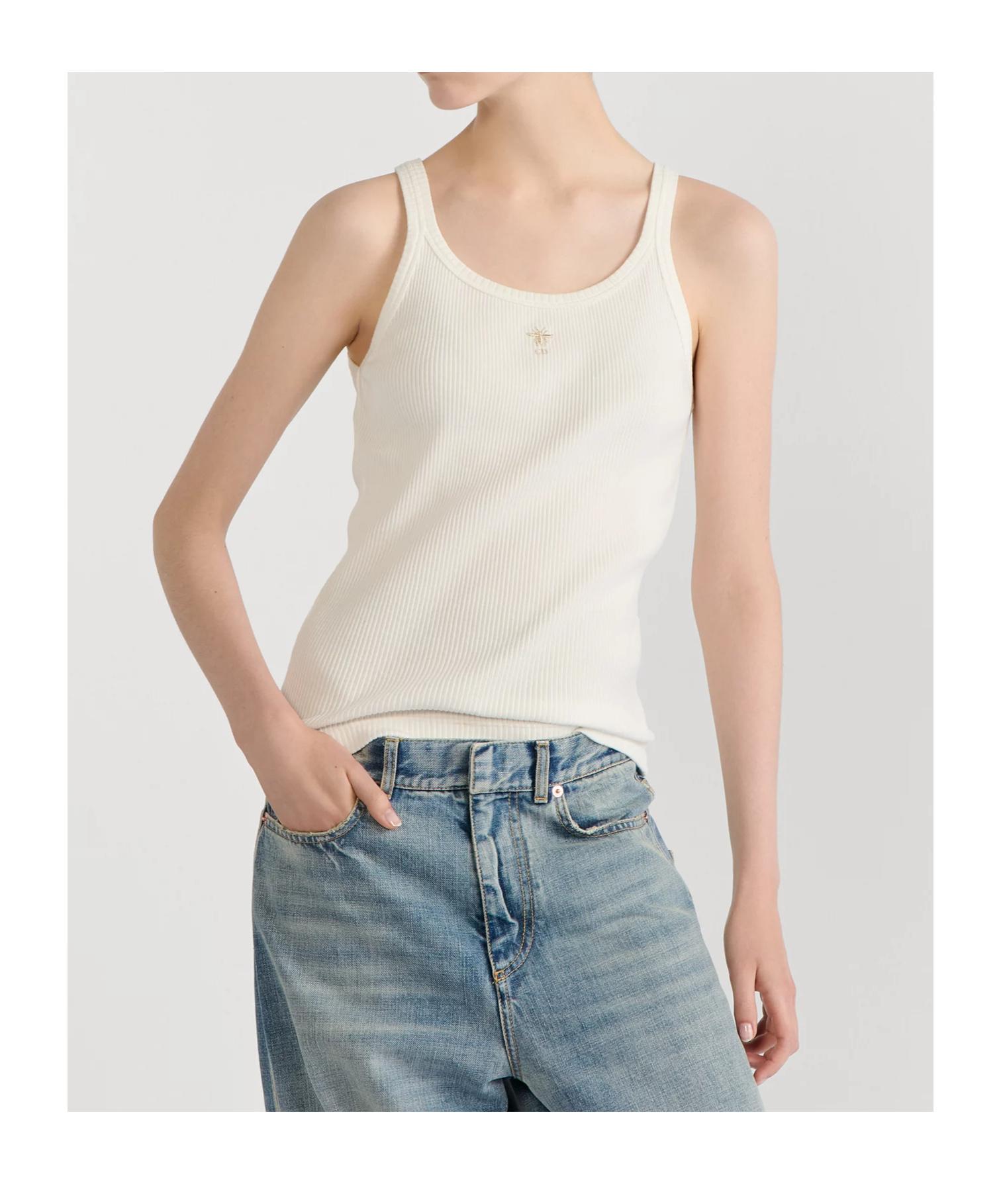 Dior Tank Top in White | Lyst