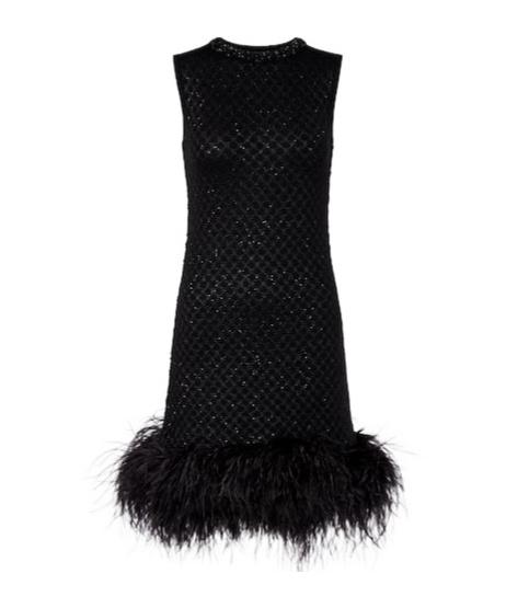novara mini dress in black with black bows Devin Mini Dress in Black