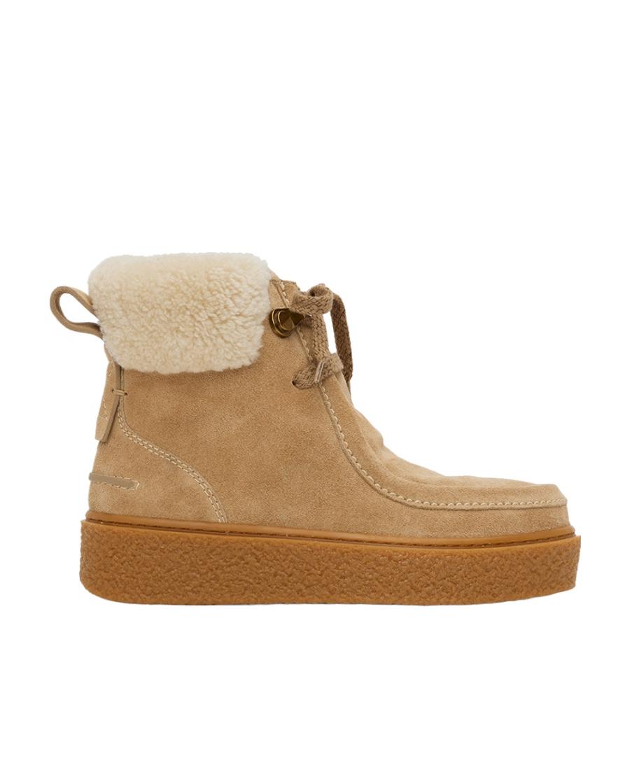See By Chloé Logo And Ankle Boots in Brown | Lyst