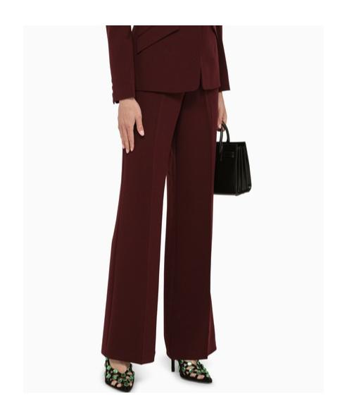 【Roland Mouret】 Lucanusウールクレープ wide legパンツ Roland Mouret Lucanus Trousers — UFO No More