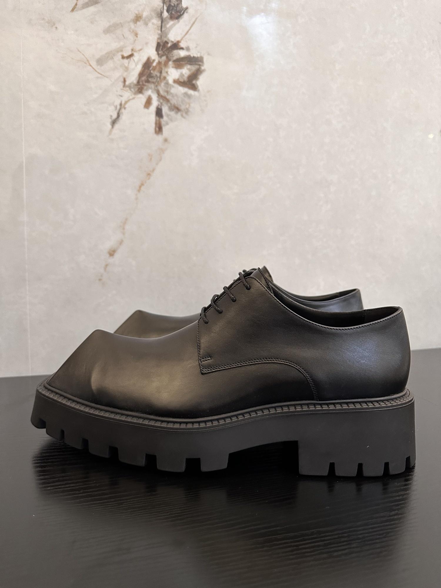 Balenciaga Rhino Derby Shoes in Black for Men | Lyst