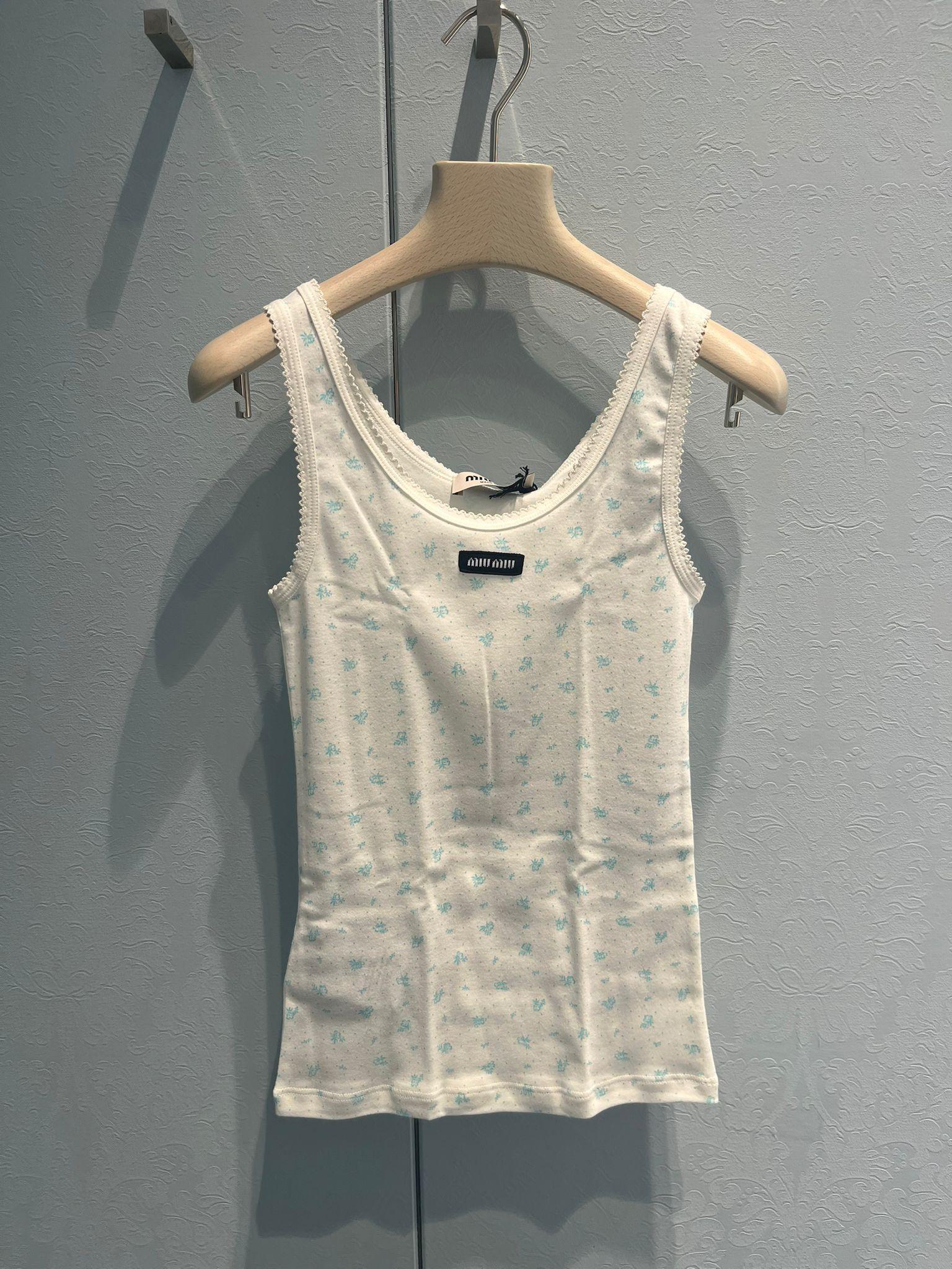Miu Miu Sleeveless and tank tops for Women | Online Sale up to 45