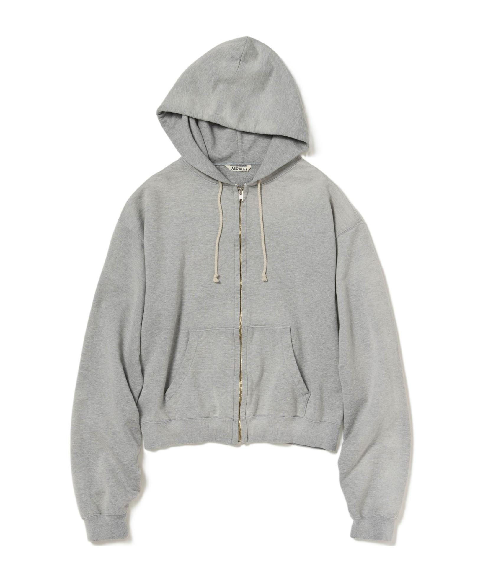 トップス AURALEE GRADATION DYED PARKA AURALEE Product Dyed Pima Light Sweat Zip Parka in Gray for Men | Lyst