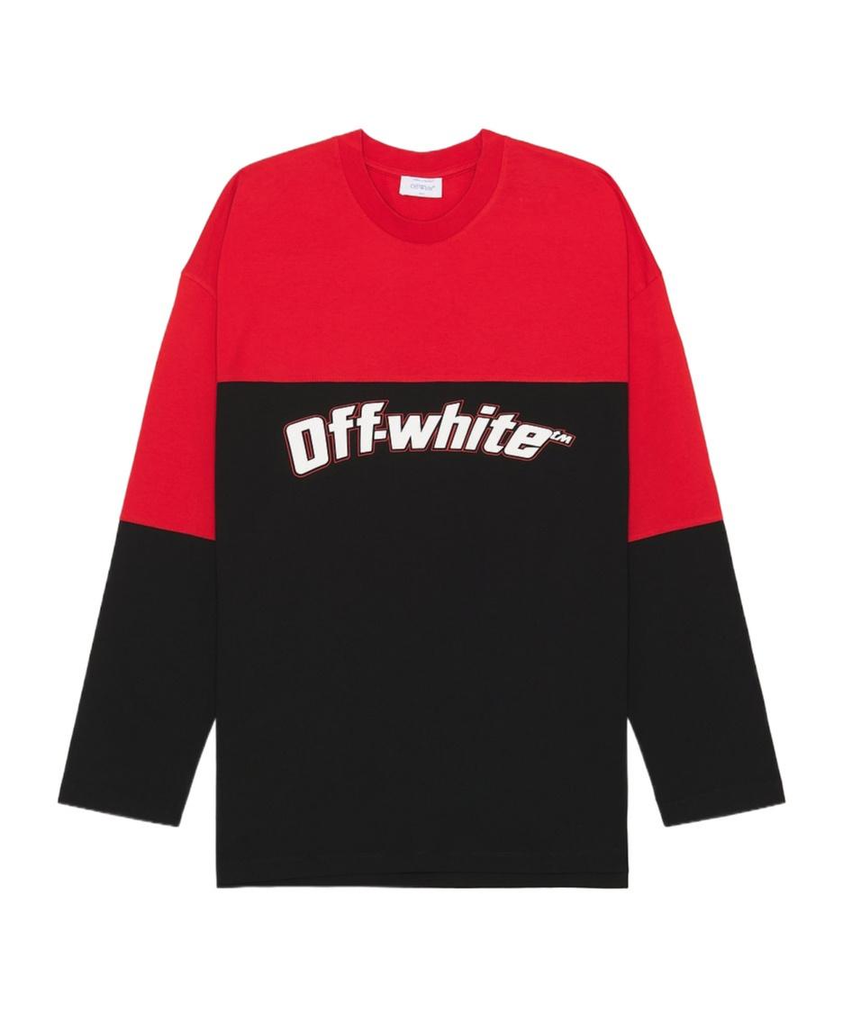 Off white long sleeve red best sale