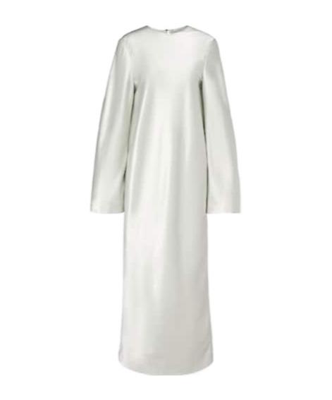 calvin klein white dress with sleeves 3/4 Sleeve Crepe Peplum Sheath Dress, Cream, 2 Tailored from smooth crepe fabric in a mini silhouette White Dress Calvin Klein Long