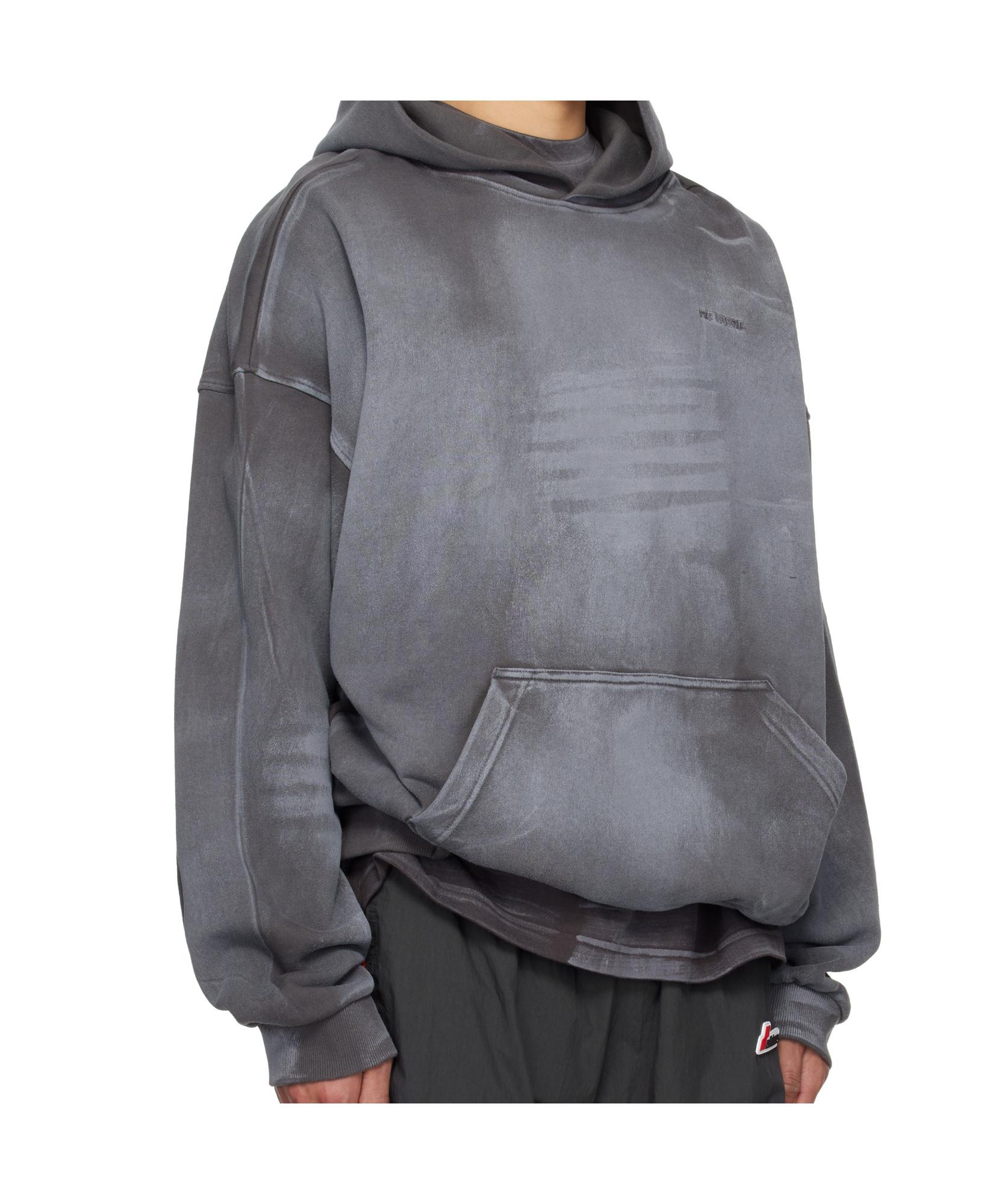 【関税込み】We11done グレー Sprayed フーディ we11done Sprayed Hoodie in Gray for Men | Lyst