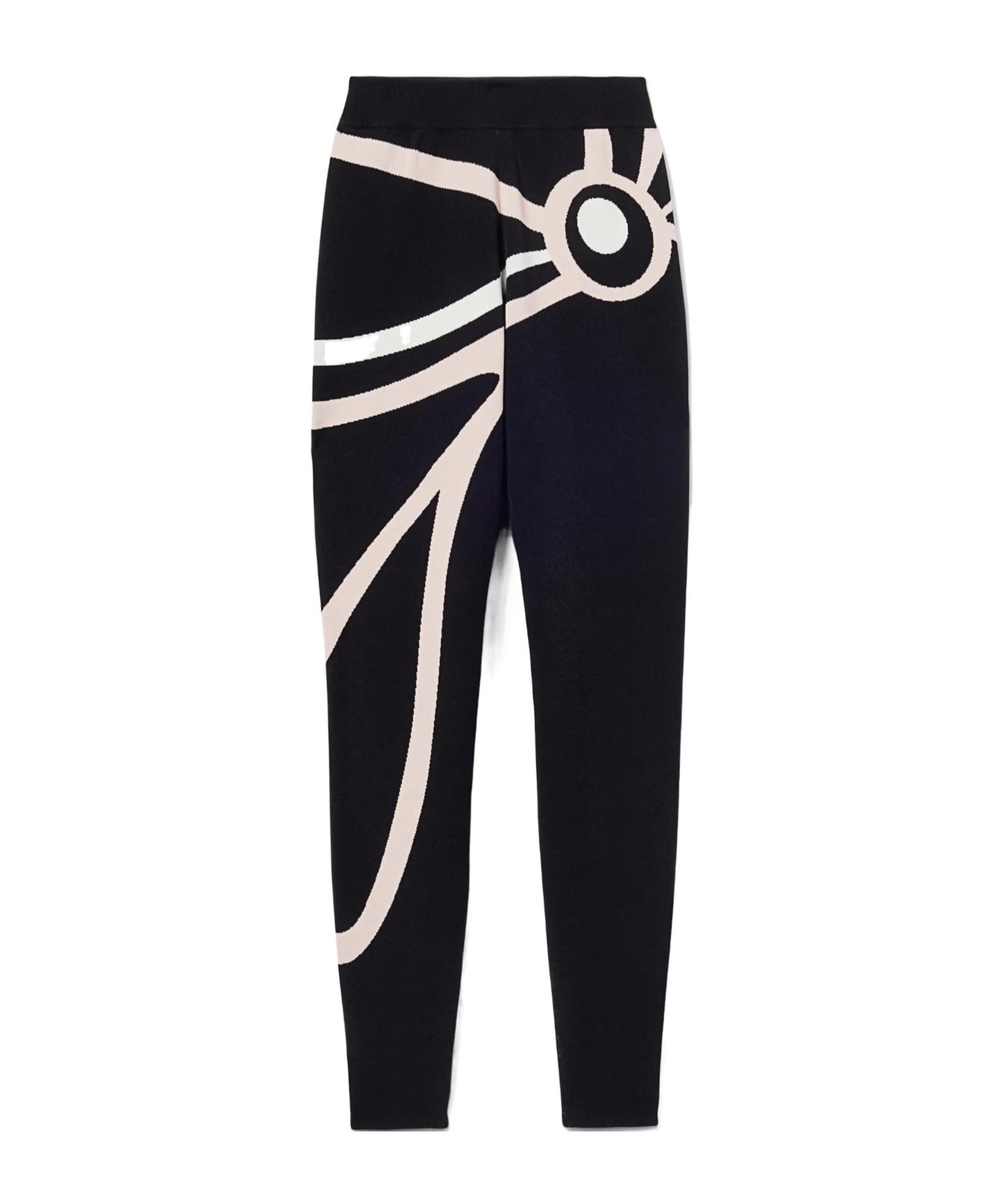 パンツ EMILIO PUCCI Black Stretch Viscose Pant Pucci printed and solid shorts & pants | Pucci