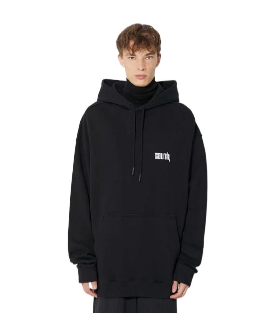 パーカー・フーディ MARCELO BURLON Men Sweater CMBB040C99FLE001 1001 Black パーカー・フーディ MARCELO BURLON Men Sweater