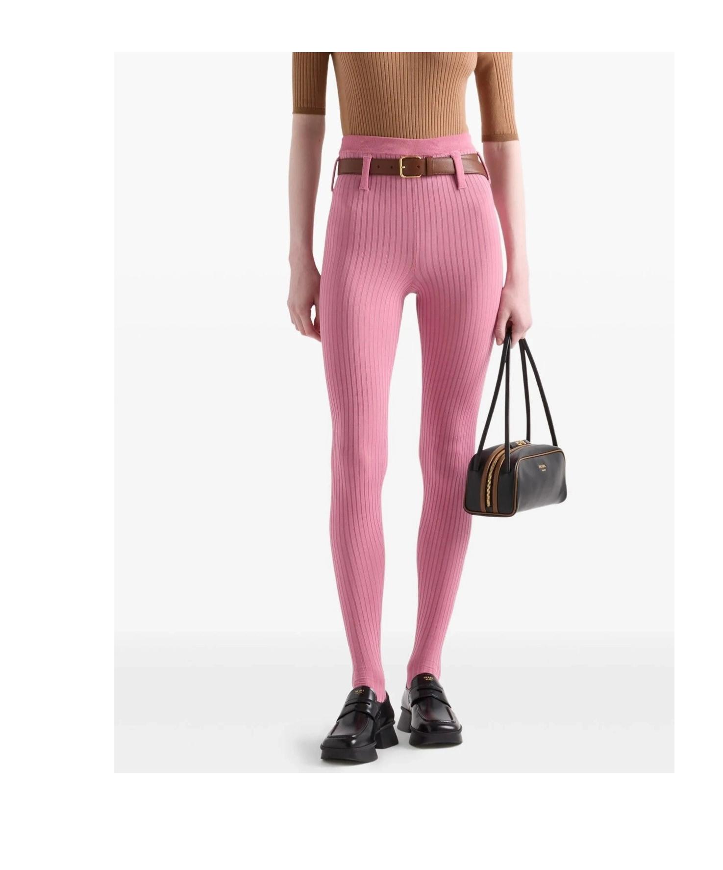 PRADA RIBBED KNIT LEGGINGS SS25【新作】注目商品 PRADA RIBBED KNIT LEGGINGS SS25【新作】注目商品