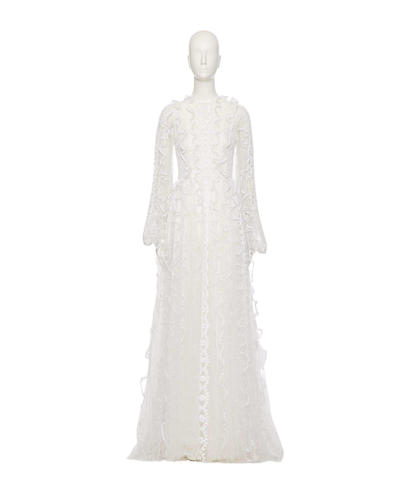 ワンピース Valentino Garavani Dress Pattern Organza Valentino Garavani Short Embroidered Organza Dress | Saks